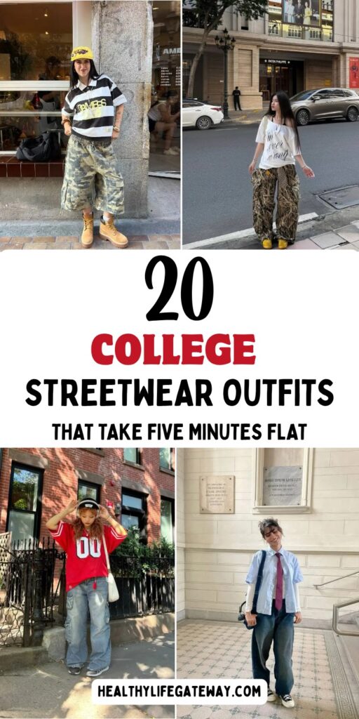 20 College Streetwear Outfits That Take Five Minutes Flat