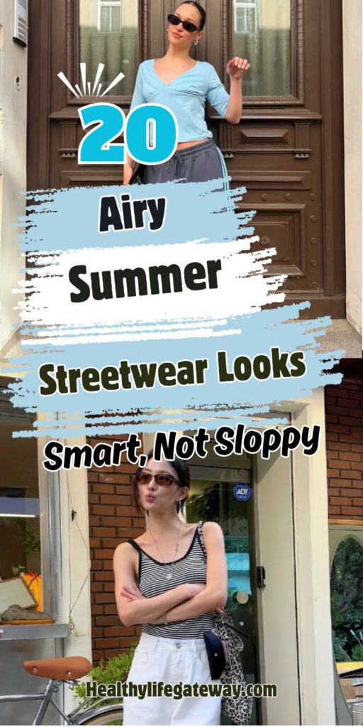 20 Women's Airy Summer Streetwear Looks That Feel Smart, Not Sloppy