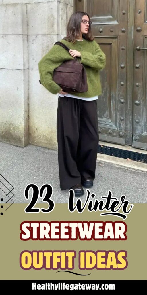 23 Winter Streetwear Outfit Ideas for Women Who Want to Look Cool in the Cold