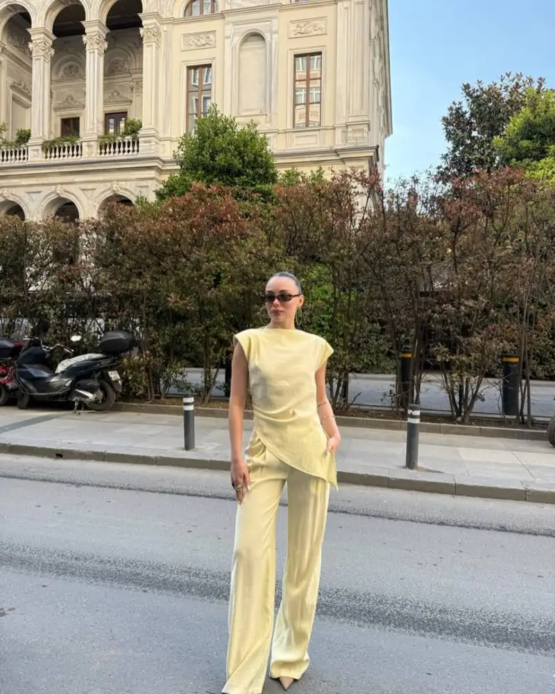 Pastel Yellow Co-Ord Set
