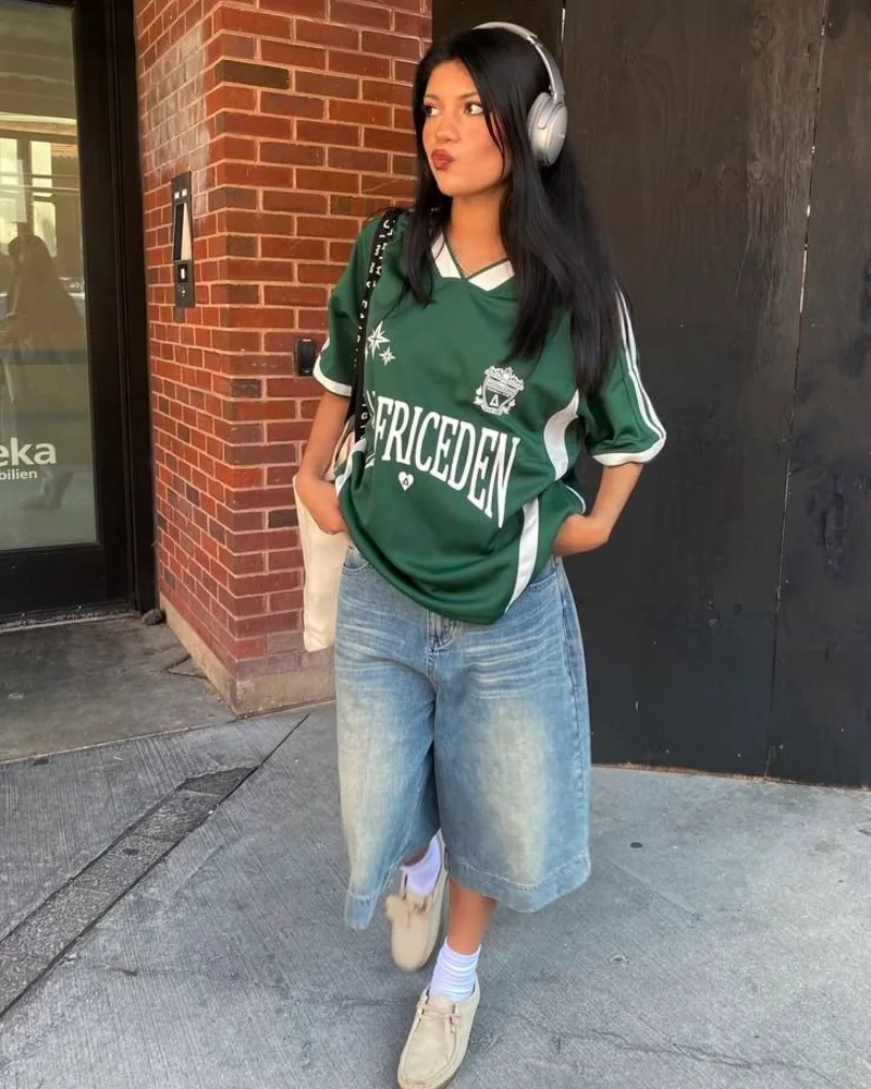 The Green Jersey Look Every College Girl Needs