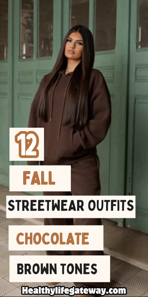 12 Fall Streetwear Outfits in Chocolate Brown Tones