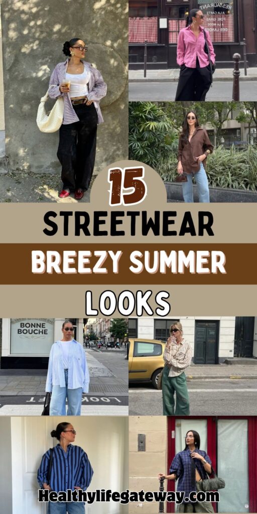 15 Breezy Summer Streetwear Looks That Work From Early Morning to Late Evening