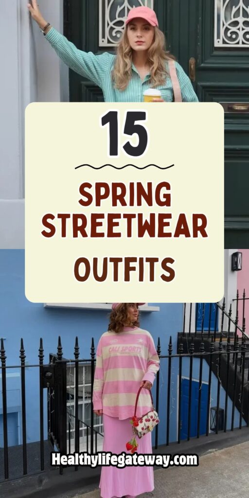 15 Spring Streetwear Outfits in Soft Pastel Tones