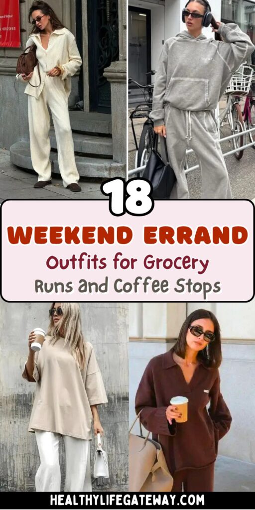 18 Weekend Errand Outfits for Grocery Runs and Coffee Stops
