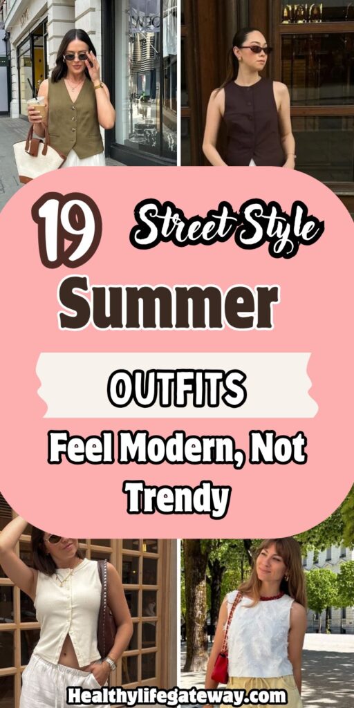 19 Street Style Summer Outfits That Feel Modern, Not Trendy
