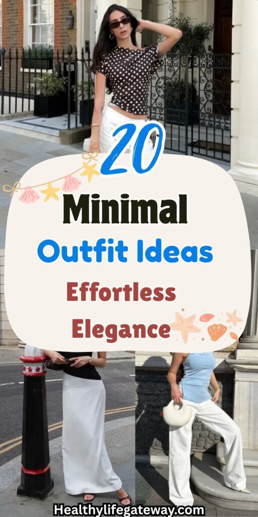 20 Minimal Outfit Ideas for Women Who Want Effortless Elegance