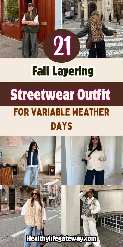 21 Fall Layering Streetwear Outfits for Variable Weather Days