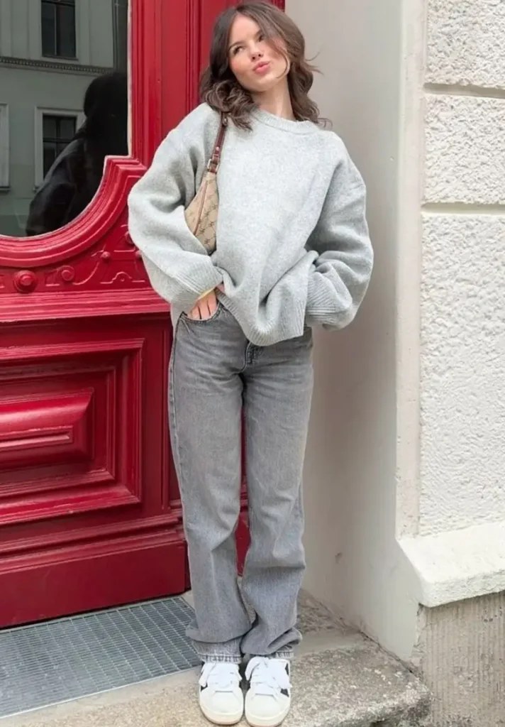 All-Grey Knit, Effortless Comfort