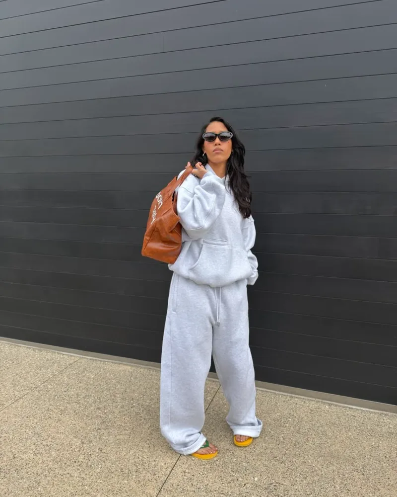 All-Grey Sweatsuit That Never Misses