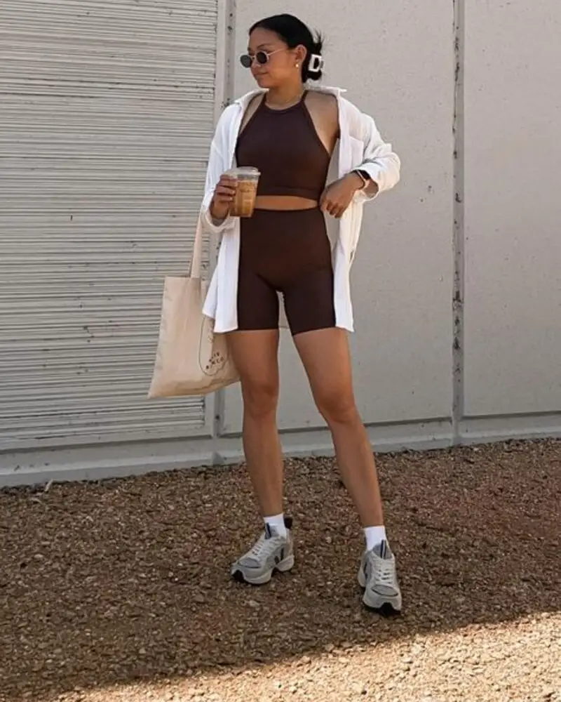Brown Athletic Set