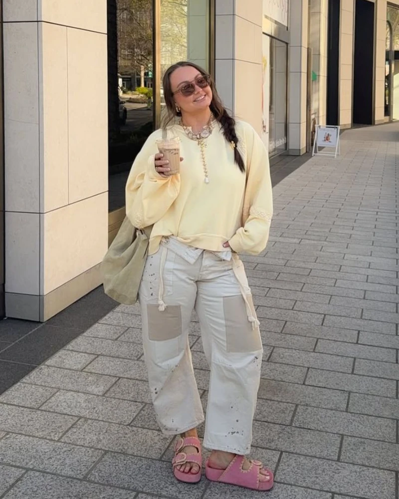 Buttery Yellow & Cream, Sunday Stroll Vibes