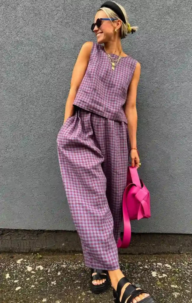  Gingham Co-ord Set