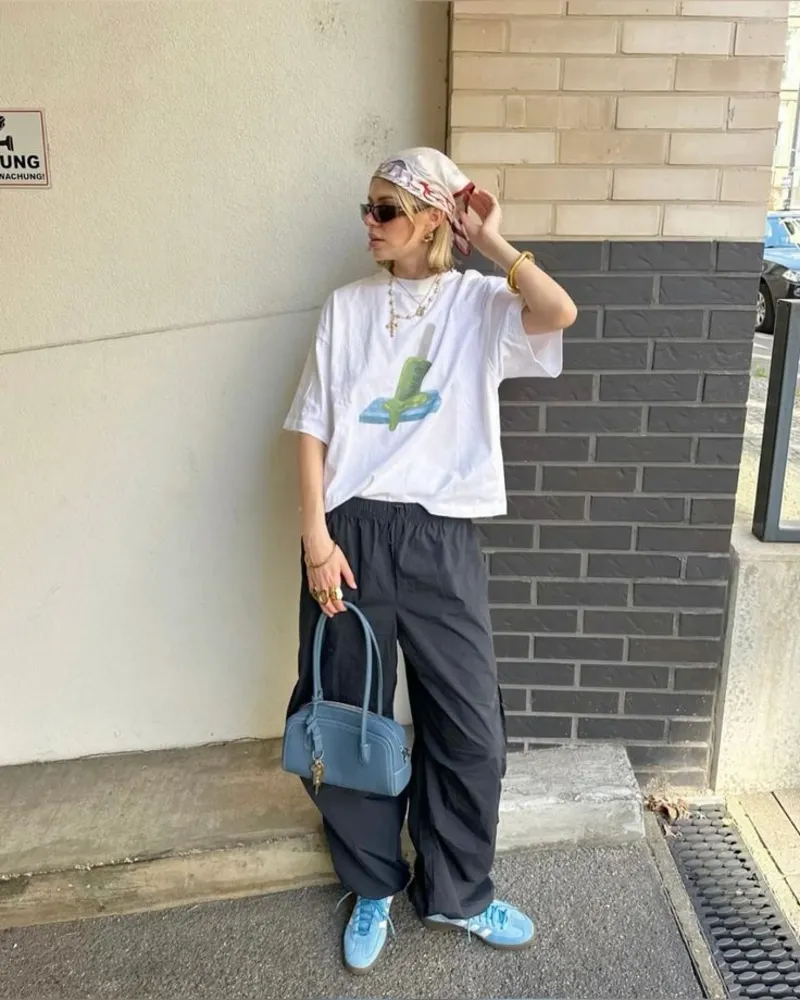  Graphic Tee & Cargo Trousers