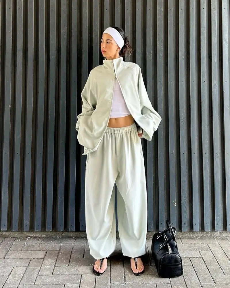 Monochrome Sage, Minimalist Streetwear