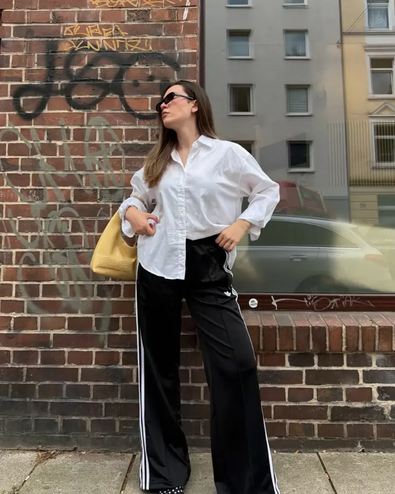Oversized Shirt & Track Pants