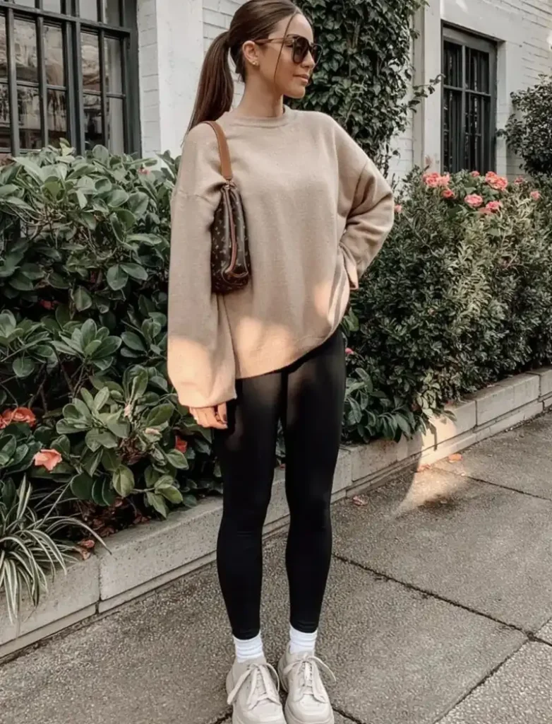 Oversized Sweater & Leggings