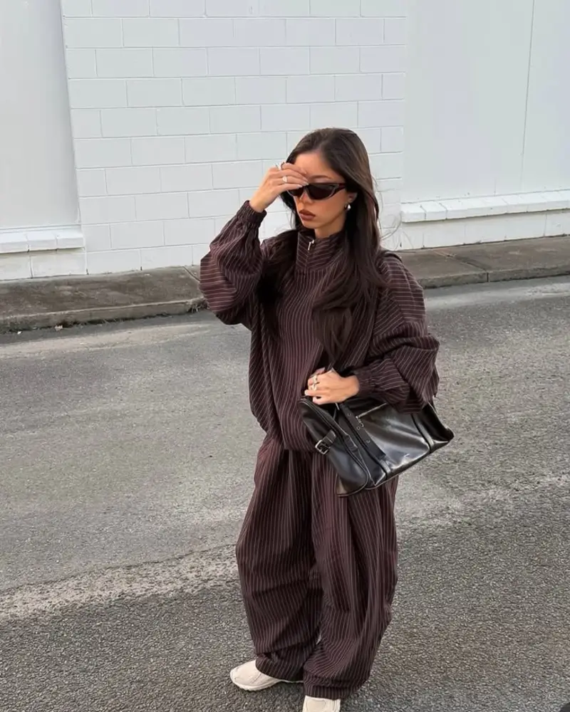 Pinstripe Matching Set