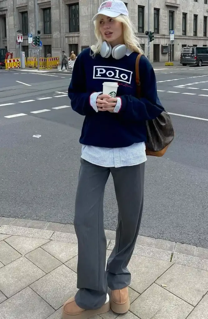 Varsity Sweatshirt & Trousers