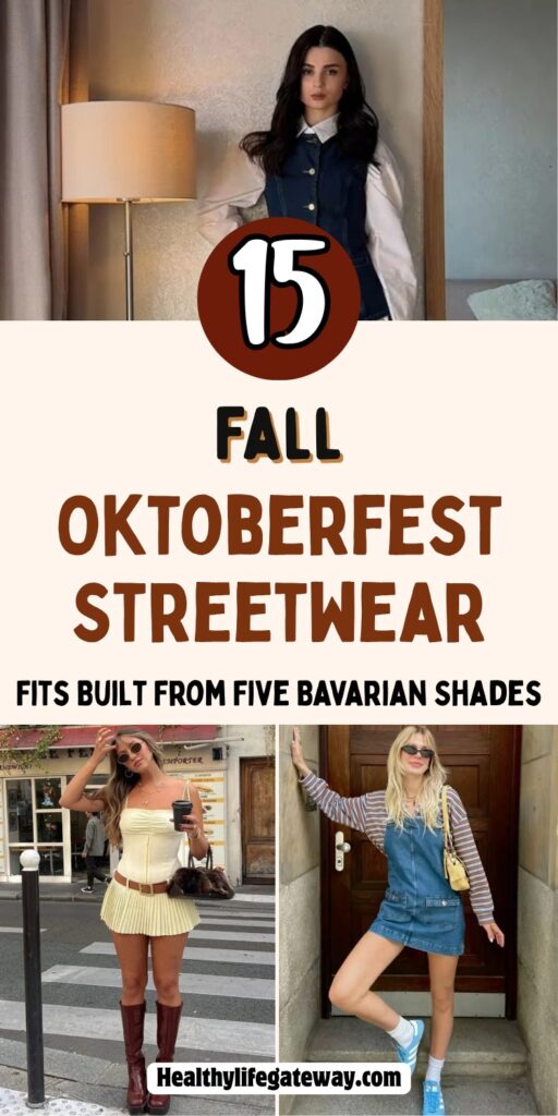 15 Fall Oktoberfest-Inspired Streetwear Fits Built From Five Bavarian Shades
