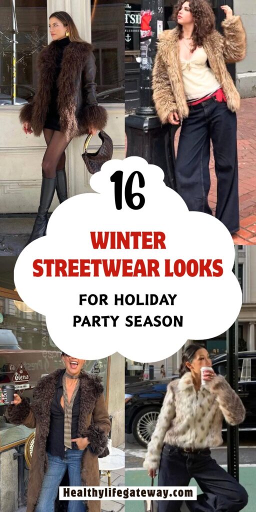 16 Winter Streetwear Looks for Holiday Party Season