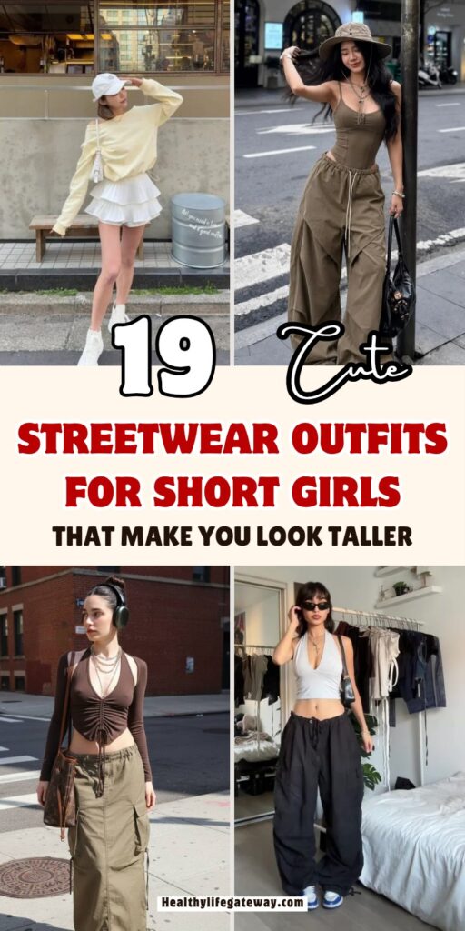 19 Cute Streetwear Outfits for Short Girls That Make You Look Taller
