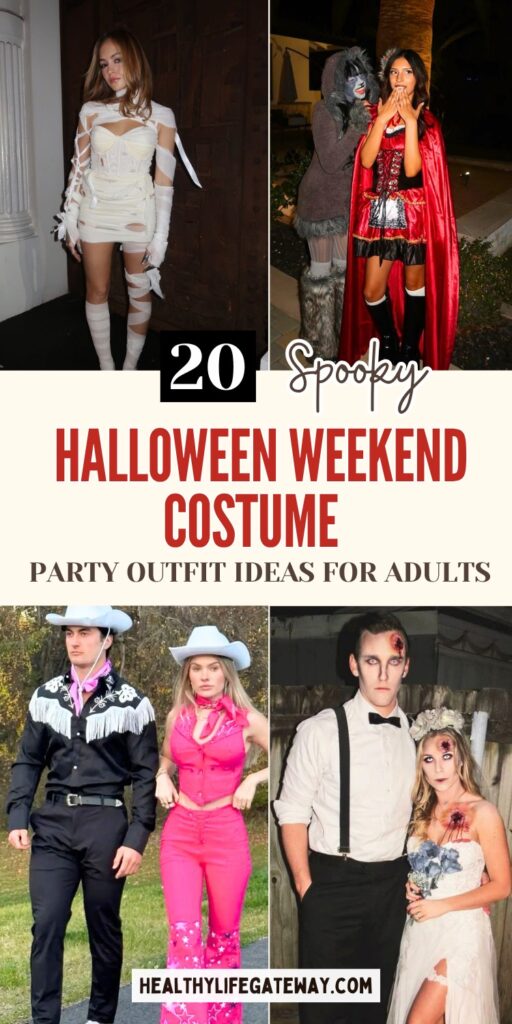 20 Halloween Weekend Costume Party Outfit Ideas for Adults