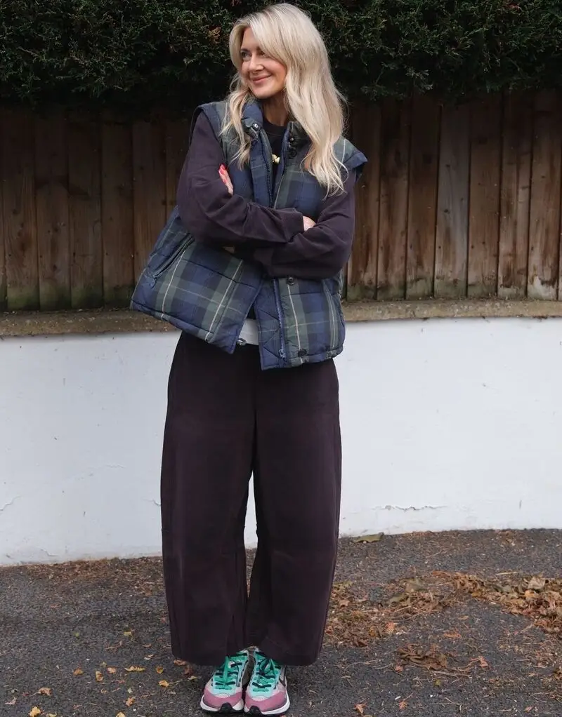 Chunky Sweater With a Utility Vest
