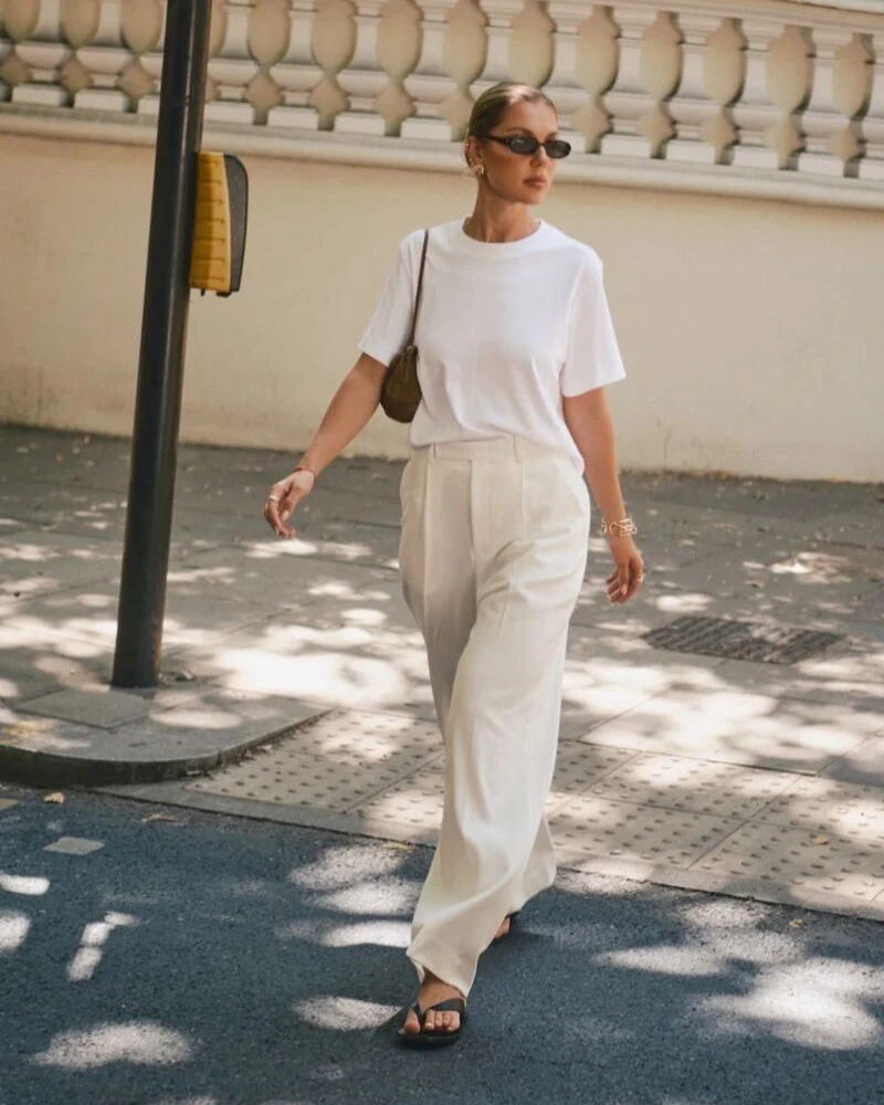 Monochrome Tee & Trousers