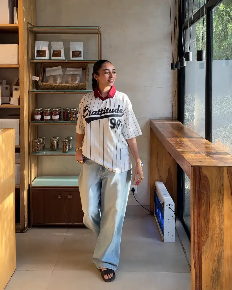 Pinstripe Baseball Jersey