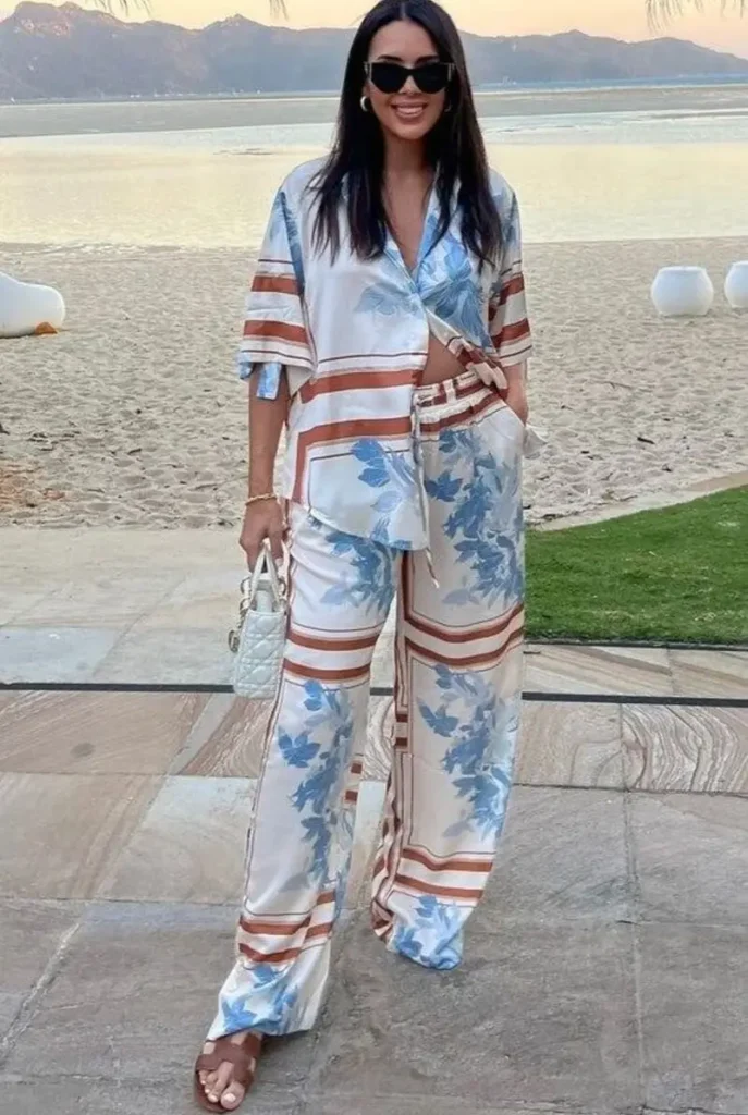 Printed Silk Co-ord