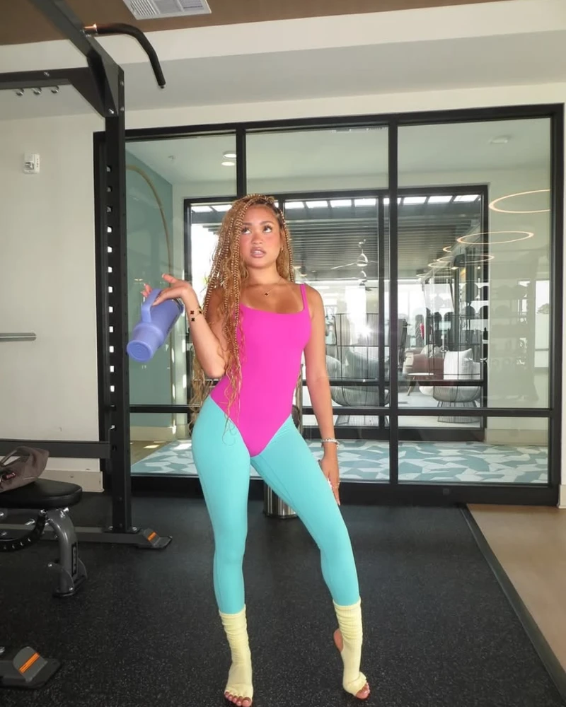 Retro 1980s Workout Instructor