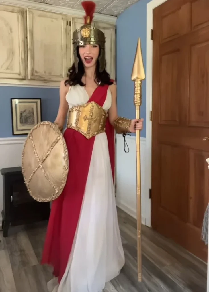 Roman Warrior Goddess Costume