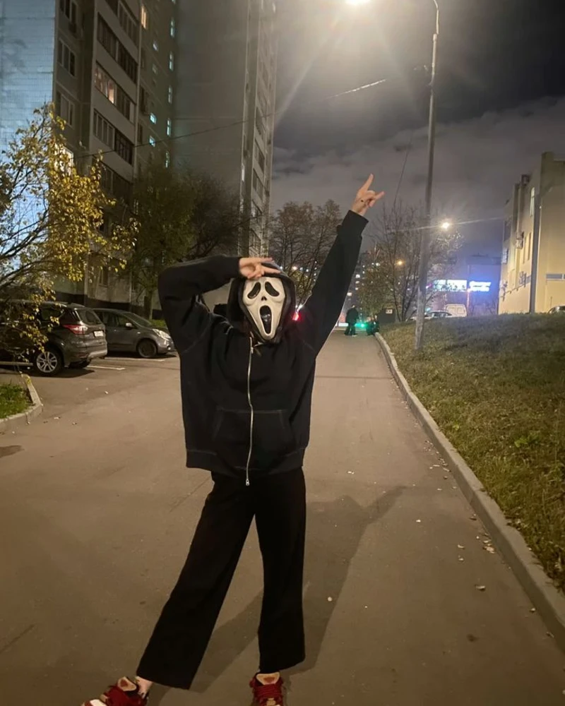 Scream Hoodie Look