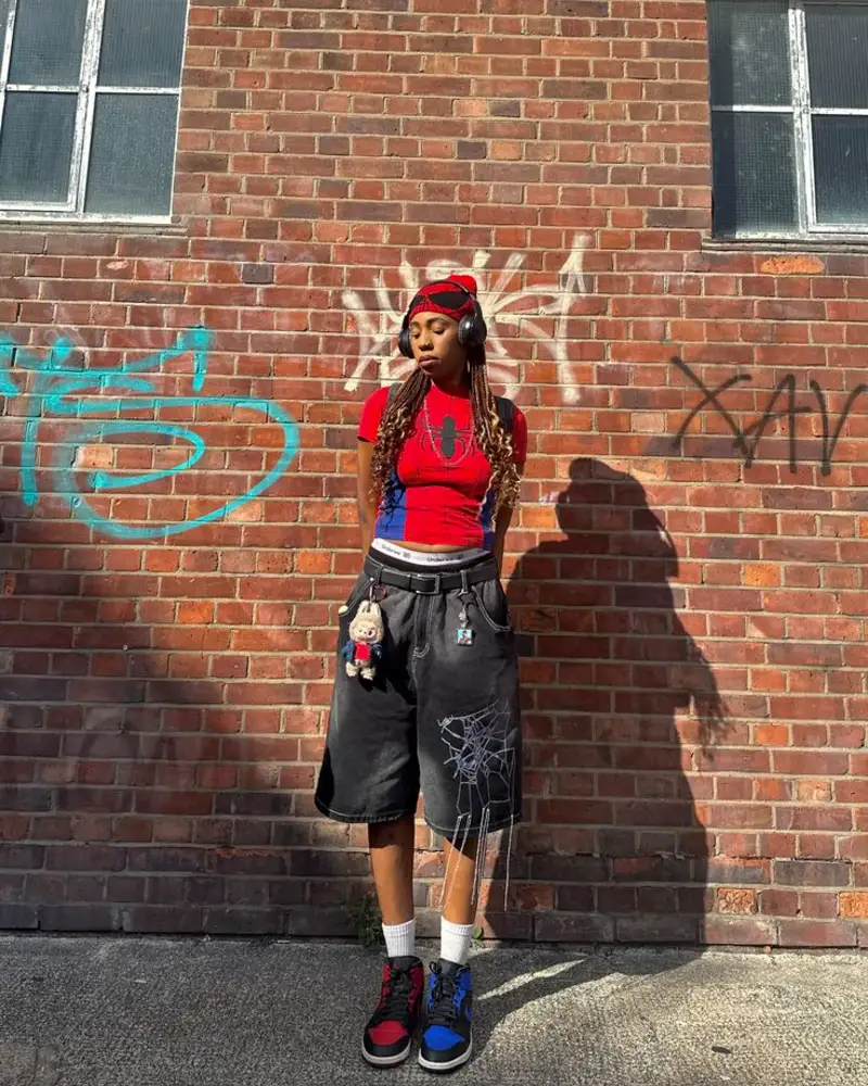 Spider-Girl Streetwear Look