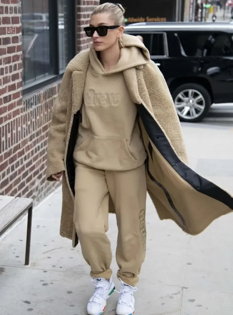 Teddy Coat With a Matching Sweat Set