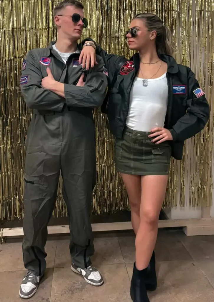 Top Gun Pilot Couple Costume