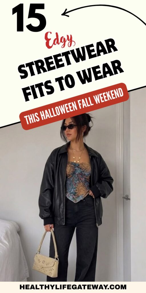 15 Edgy Streetwear Fits to Wear This Halloween Fall Weekend