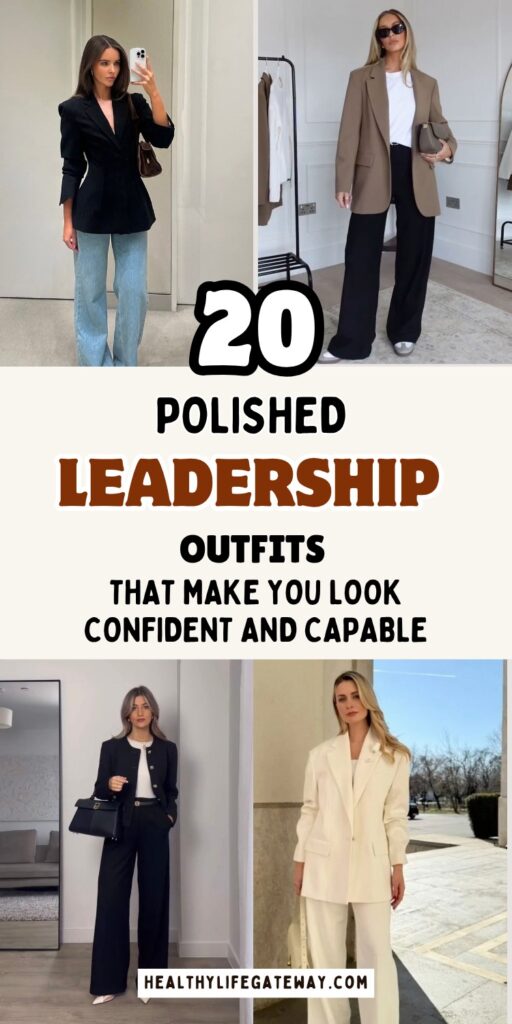 16 Polished Leadership Outfits That Make You Look Confident and Capable