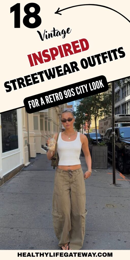 18 Vintage-Inspired Streetwear Outfits for a Retro 90s City Look