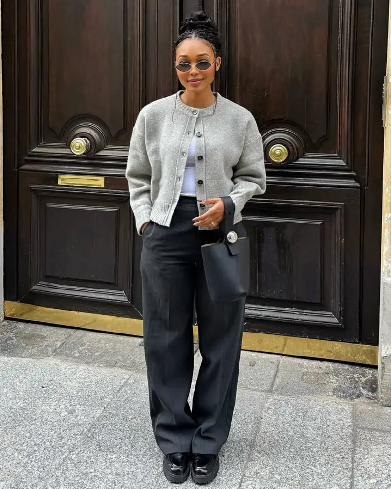 Casual outfit for visiting with friends