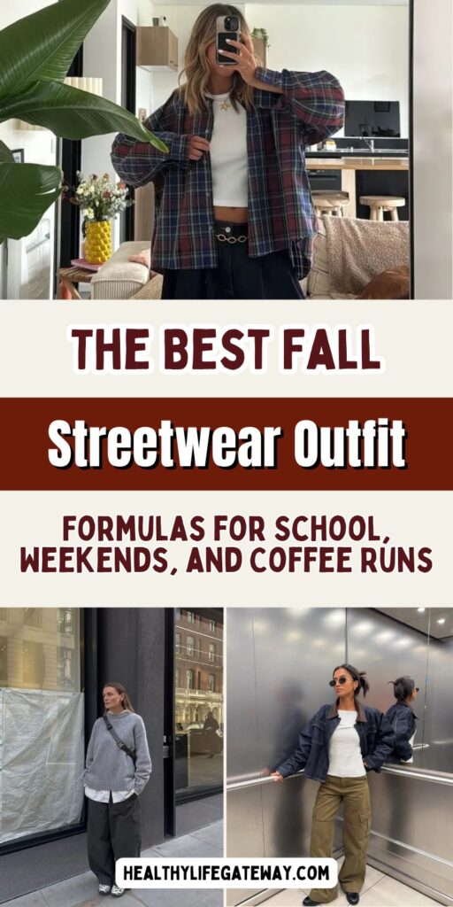 The Best Fall Streetwear Outfit Formulas for School, Weekends, and Coffee Runs