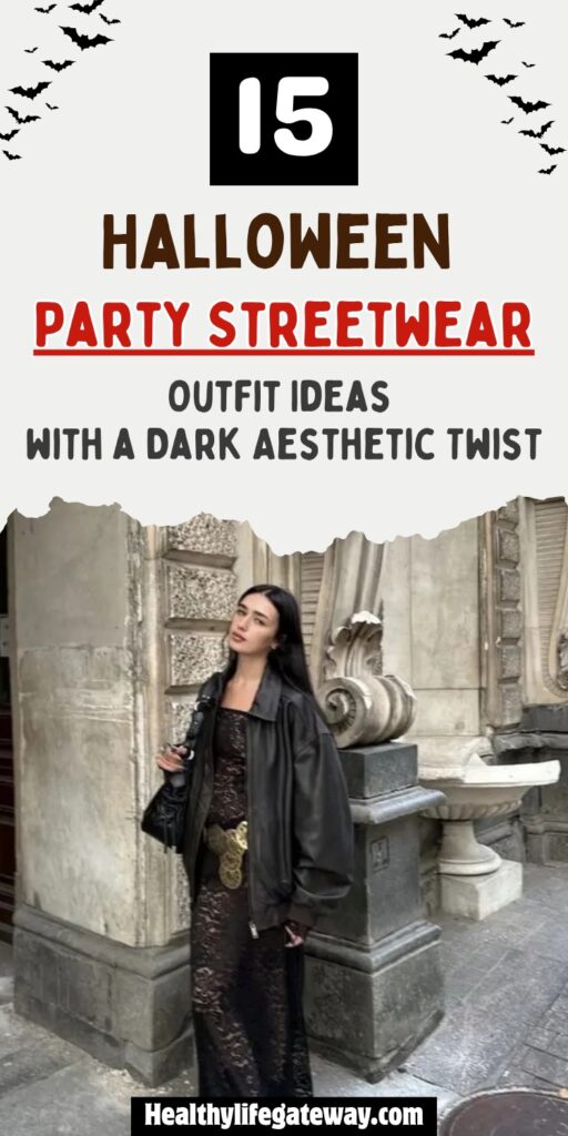 15 Halloween Party Streetwear Outfit Ideas with a Dark Aesthetic Twist
