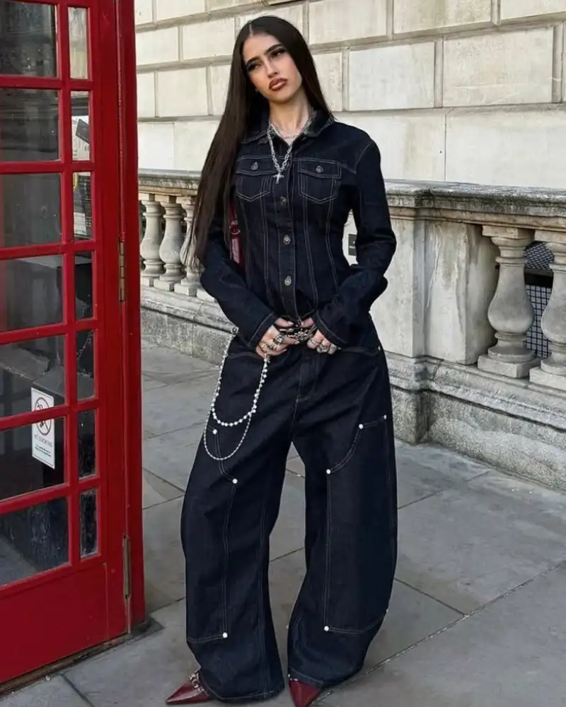 Dark Denim Set