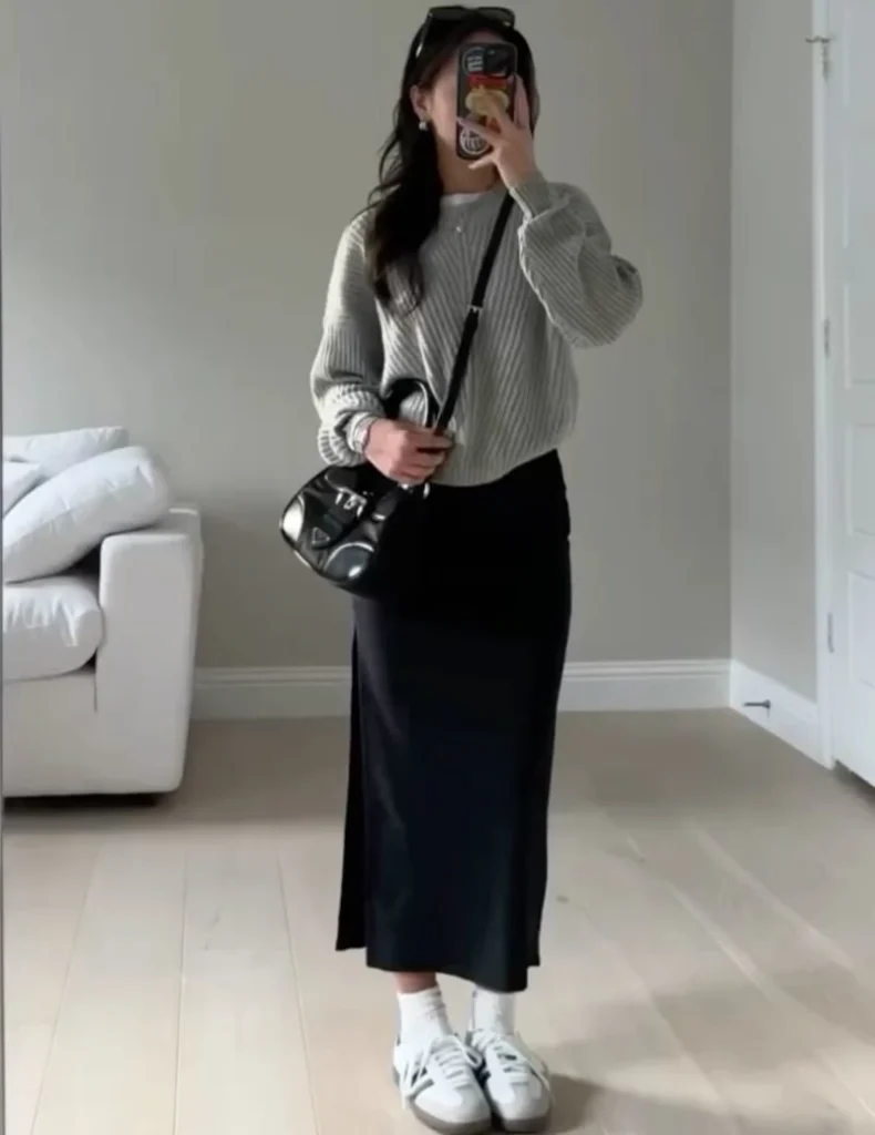 Soft Knit, Streamlined Skirt